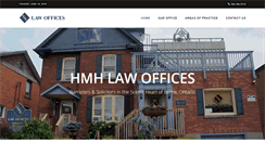 Desktop Screenshot of hmhlawoffices.com